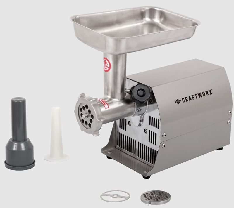 Craftworx 8# 300 Watt Stainless Steel Electric Meat Grinder