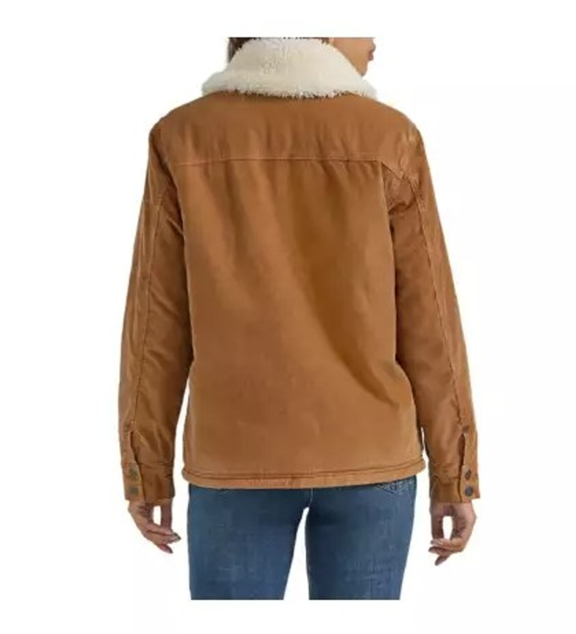 ＦＩＧＨＴＥＲＳｘＷｒａｎｇｌｅｒ　ＣＯＲＤＵＲＯＹ　ＷＲＡＮＧＥ　ＣＯＡＴ Wrangler Women's Western Sherpa Lined Corduroy Wrange Coat