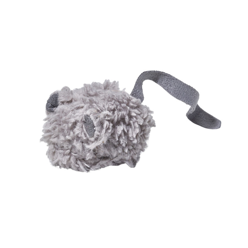 Main Pet Squeaking Wool Mouse Catnip Cat Toy - Main Image