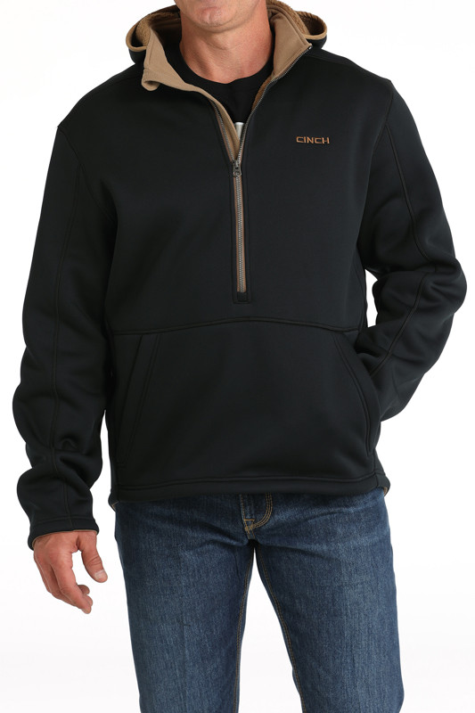 Bonded Hoodie Cinch Hooded Jacket Cinch Men's Black Patriarch High
