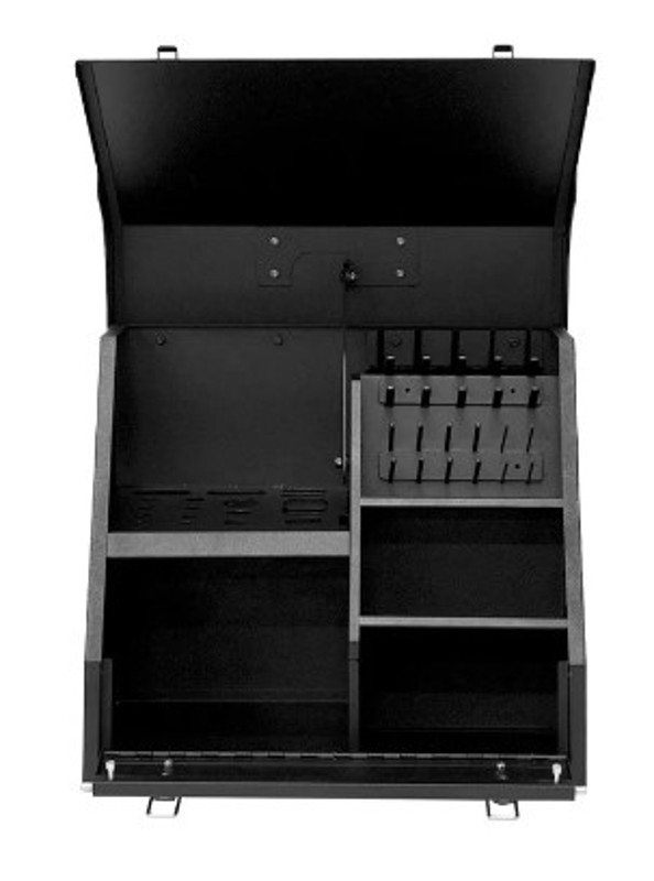 Montezuma 15 x 10.5 in. Steel Handheld Shopbox - Black