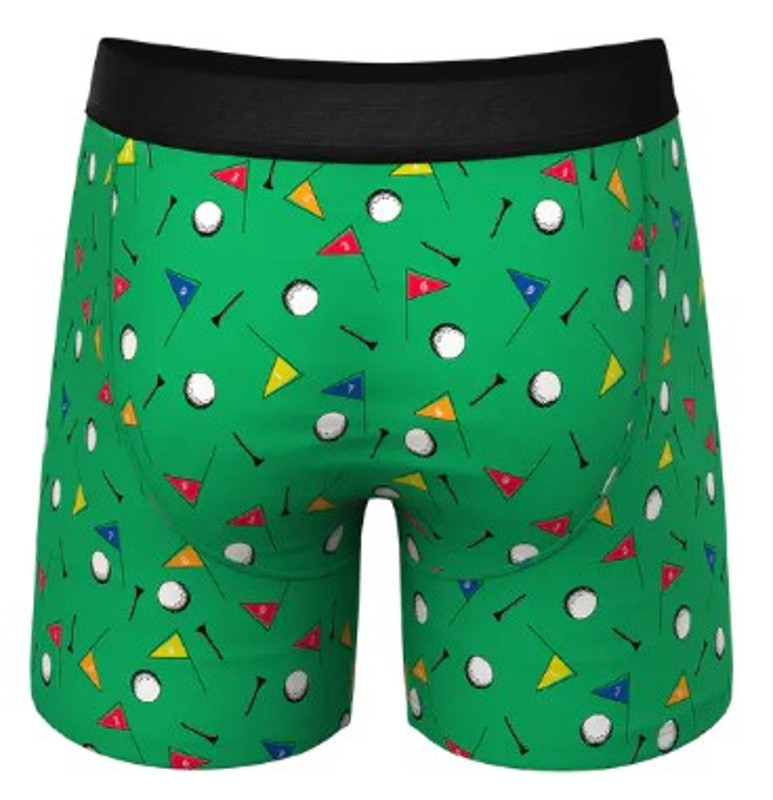 Shinesty The Front Nine Golf Ball Hammock Pouch Green Underwear