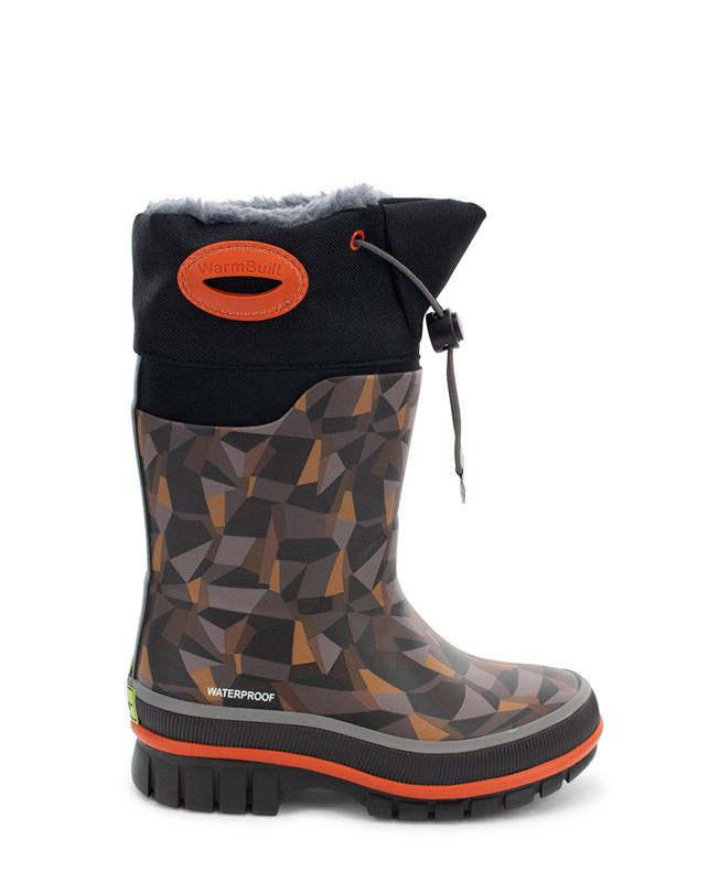 Western Chief Kids Neoprene Faux Fur Cold Weather Boot Brown