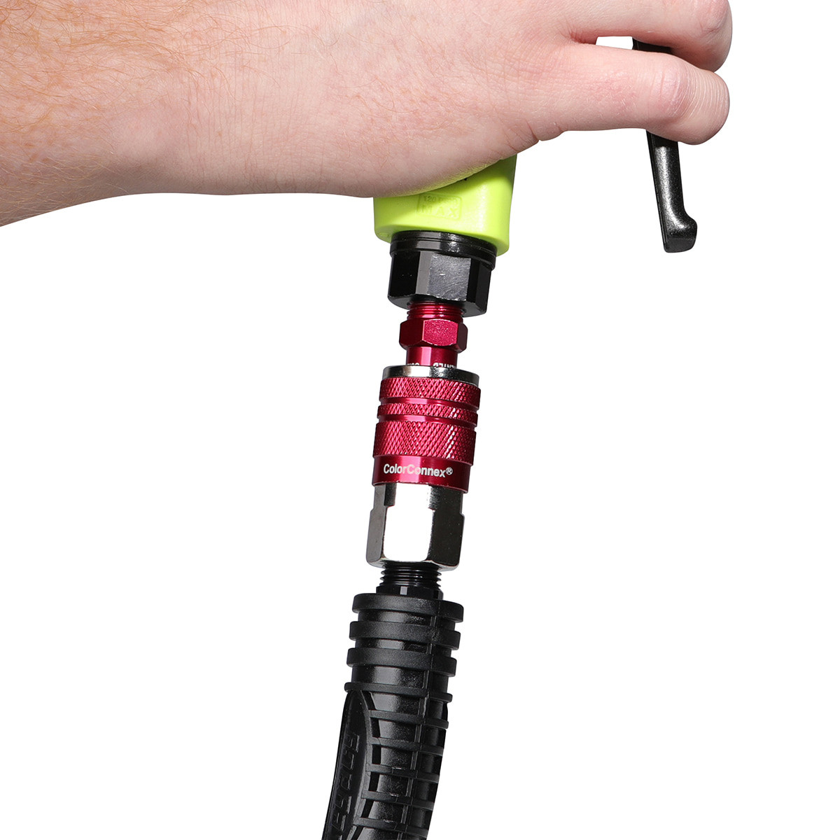 Legacy Colorconnex Type D, Red Quick Disconnect Plug - 1/4in