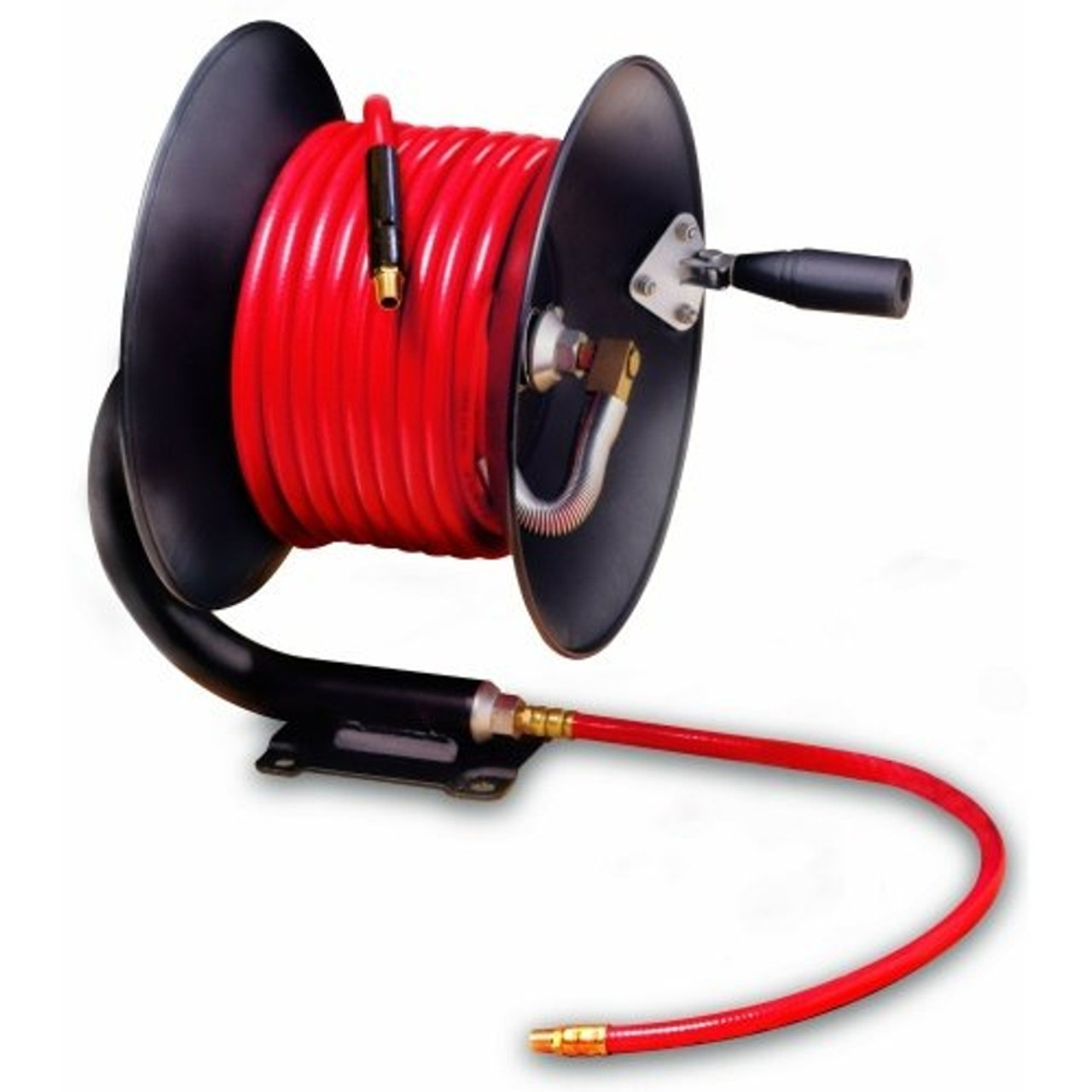 Legacy Manufacturing Workflorce Series Manual Air Hose Reel with 3/8 I.D. x 100' Hose