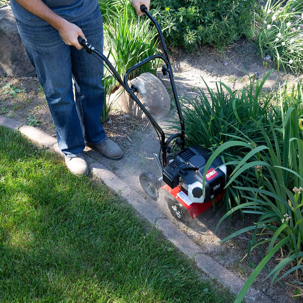 Toro 58601 Cultivator, 43cc 2-Cycle Engine, Adjustable Tilling W