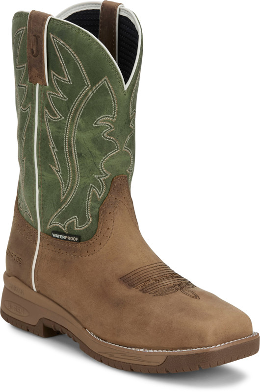 Justin Men's Tan & Olive Nitrogen 11