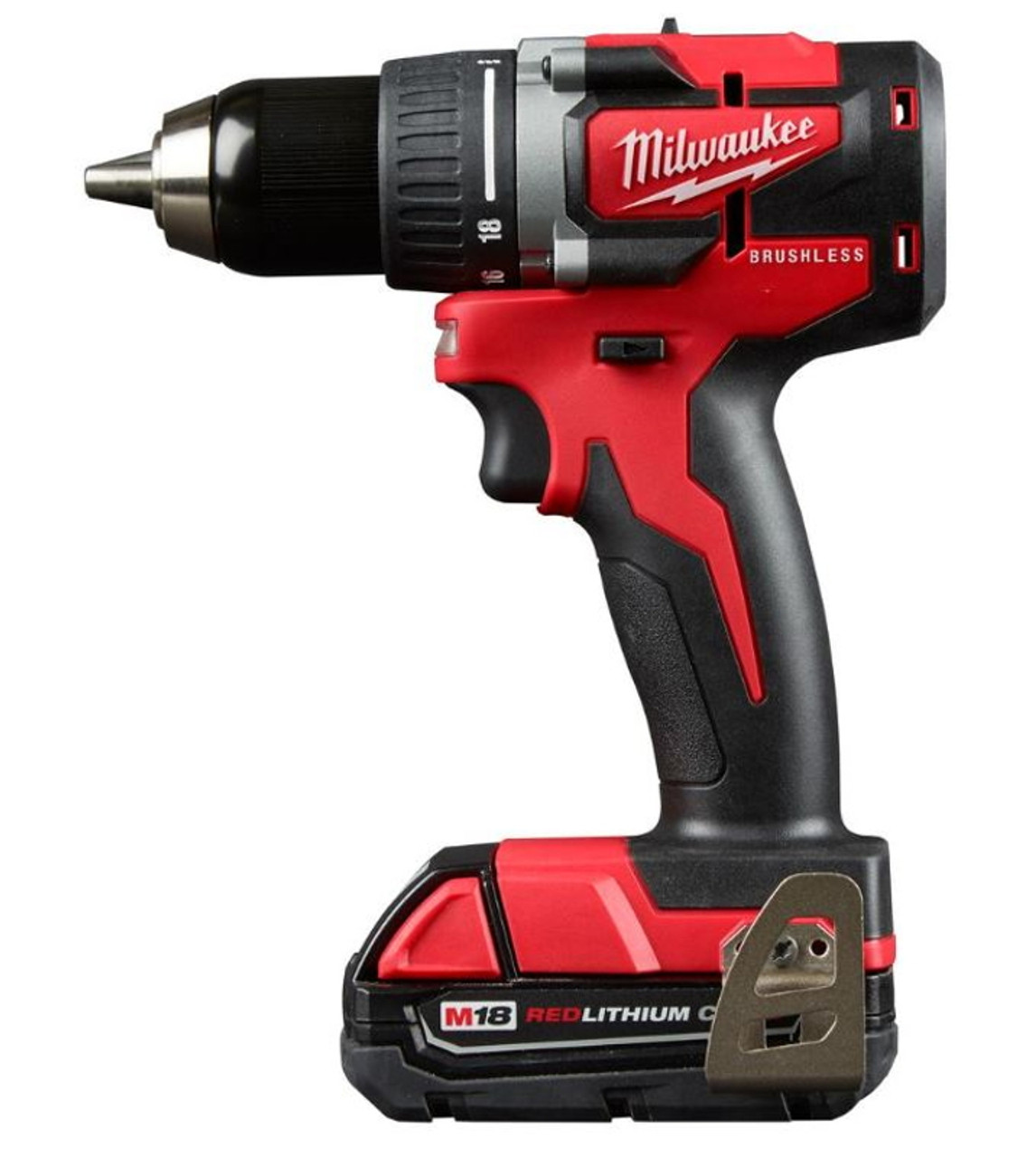 Milwaukee M18 18 V Lithium Ion Brushless Cordless Compact Drill