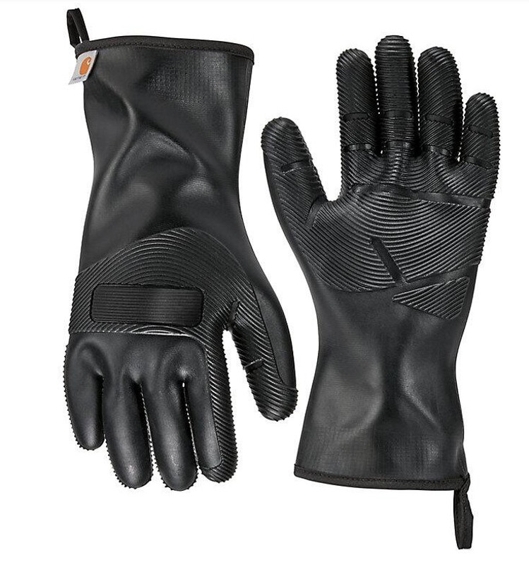 Carhartt Black Heat-Resistant Silicone Gloves Medium