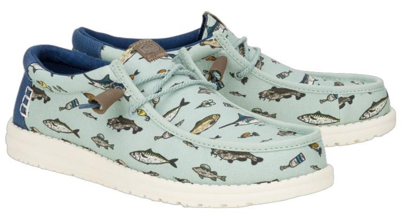 Hey Dude Mens Wally Marlin Slip On Shoes HEY DUDE Wally Marlin Loafers | Belk main image 4