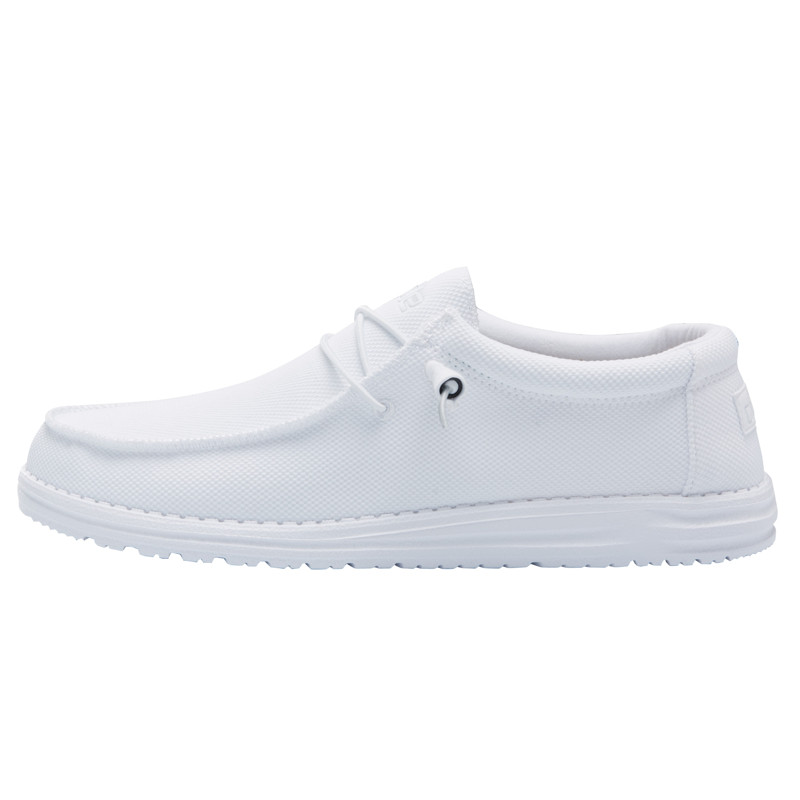 Hey Dude Men's Walley Sox Arctic White Slip On Shoes