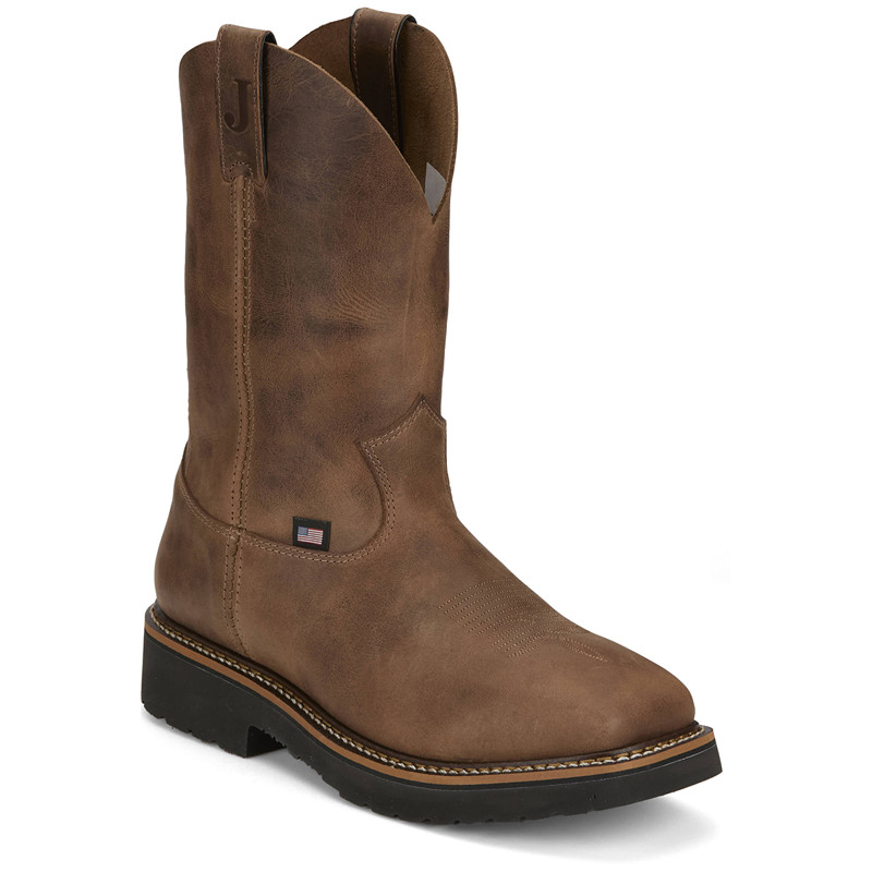 Justin Men's Walnut Brown Ames 8