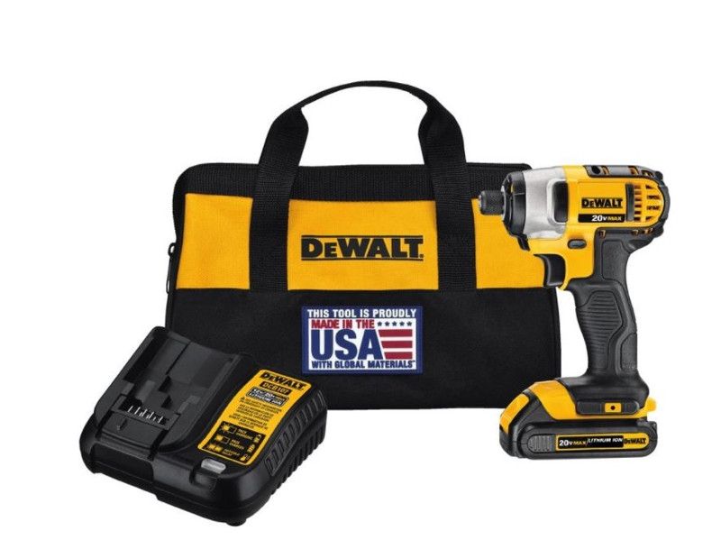DeWalt 20V MAX 1/4 Impact Driver Kit