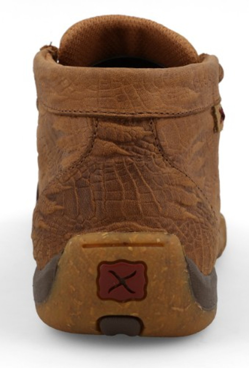 Caramel Twisted X Boys Youth Caramel Cafe Chukka Driving Moc Slip On Shoes