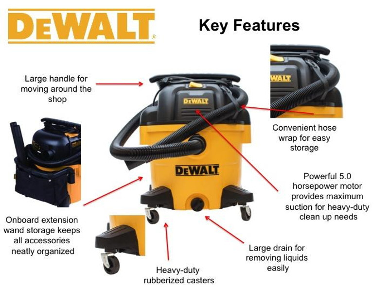 DeWALT 9 Gallon Poly Wet/Dry Vac