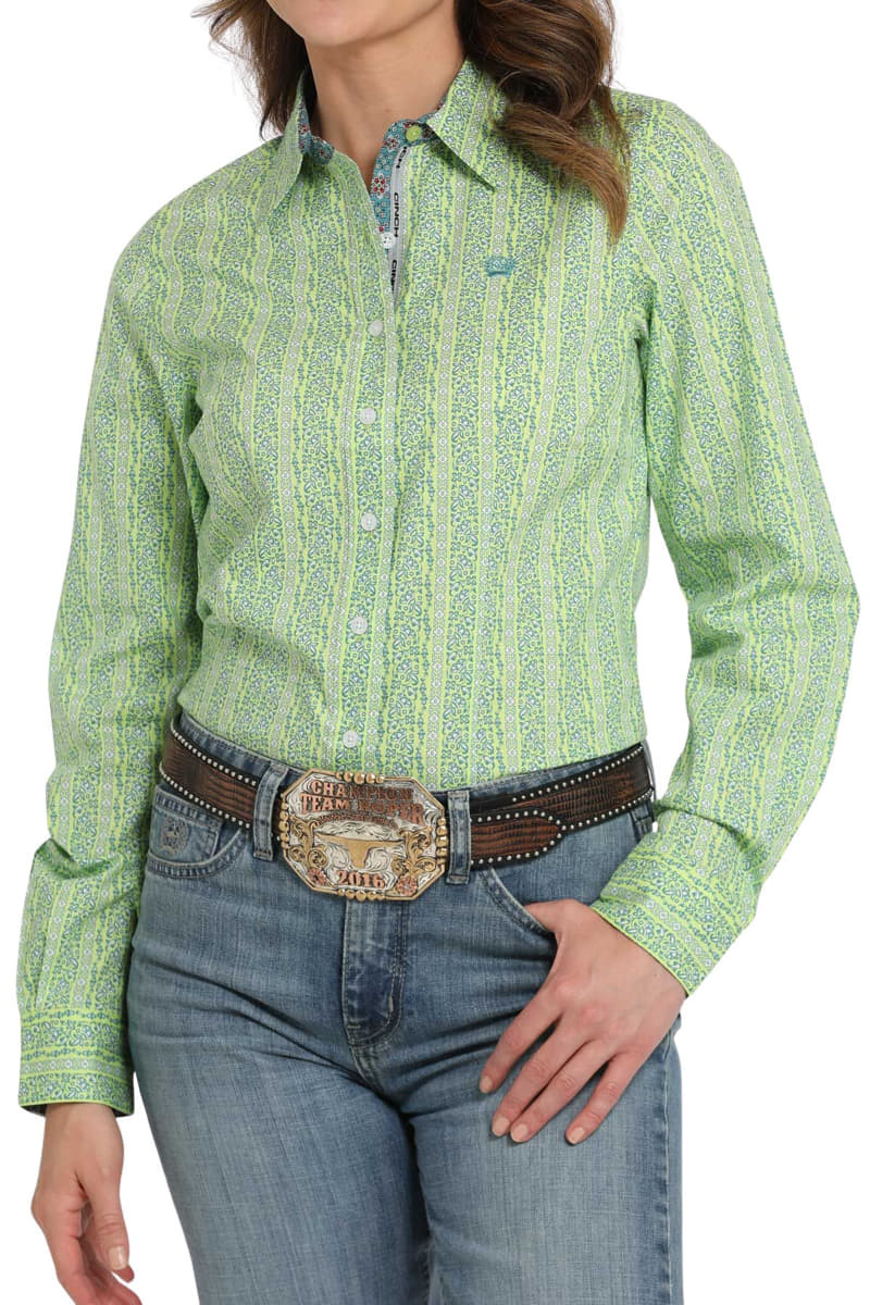 slim fit dress slacks Cinch Men's Long Sleeve Solid Button Down Shirt - Mint Green main image 0