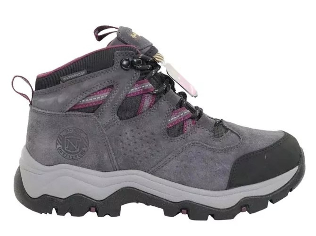 Noble outfitters mid cutter waterproof boots Noble Outfitters Mens Charcoal Cutter Mid Waterproof Work Boot main image 4