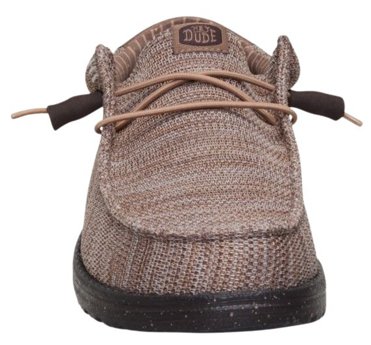 Hey Dude Men\'s size 8 Slip-On Loafers in Taupe Knit shoes Men main image 4