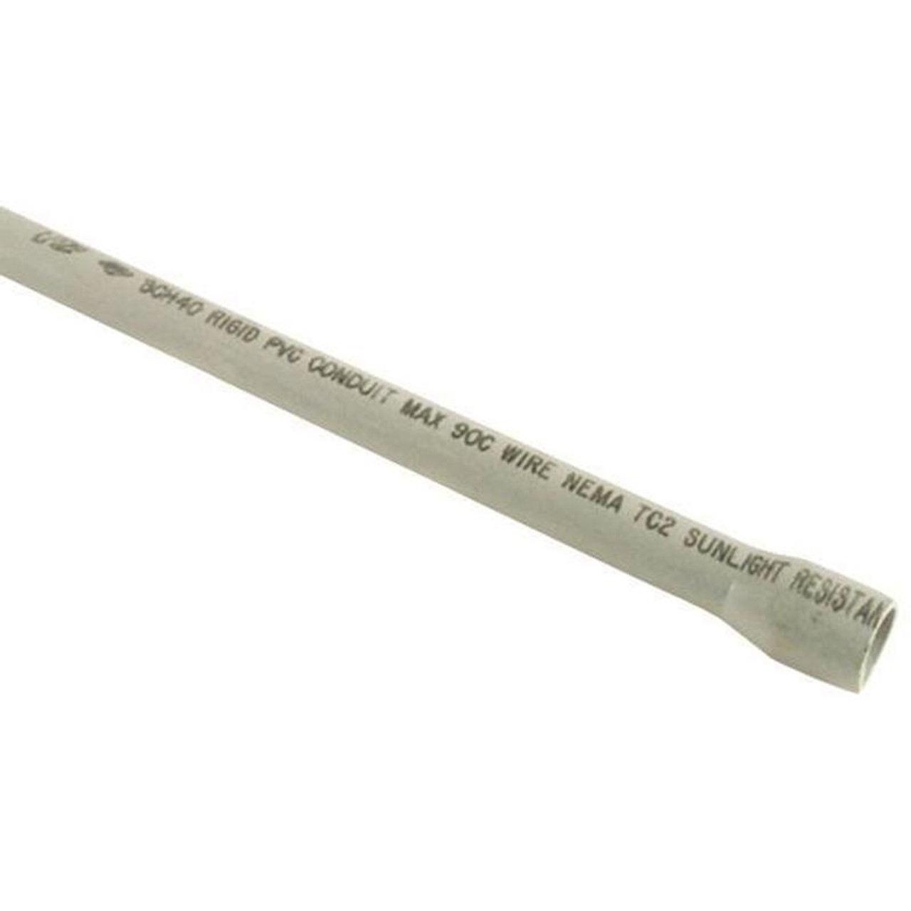 JM Eagle 1-1/4-in x 10-ft Non-metallic Schedule 40 PVC Conduit in the  Conduit department at