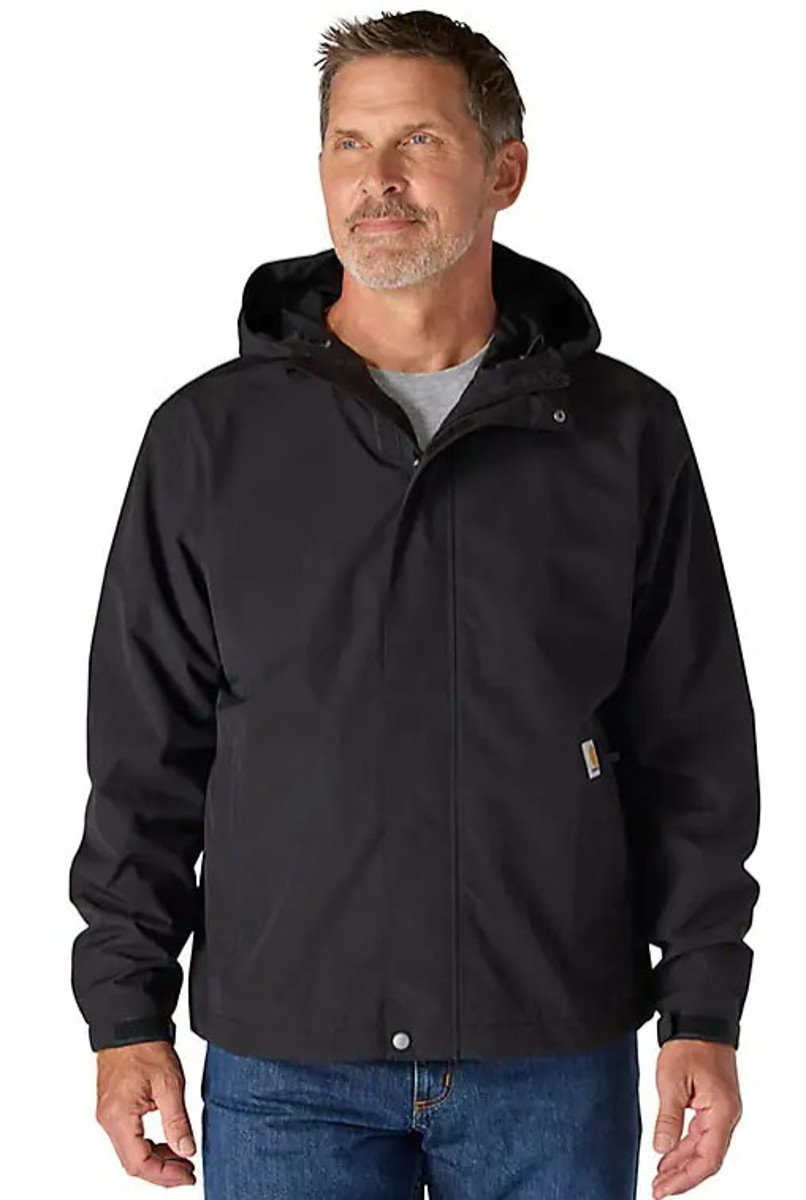 Carhartt Men's Black Storm Defender Loose Fit Bayou Jacket