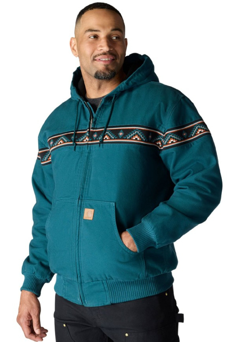 Carhartt Men's Greenstone Montana Loose Fit Washed Duck Active Jacket