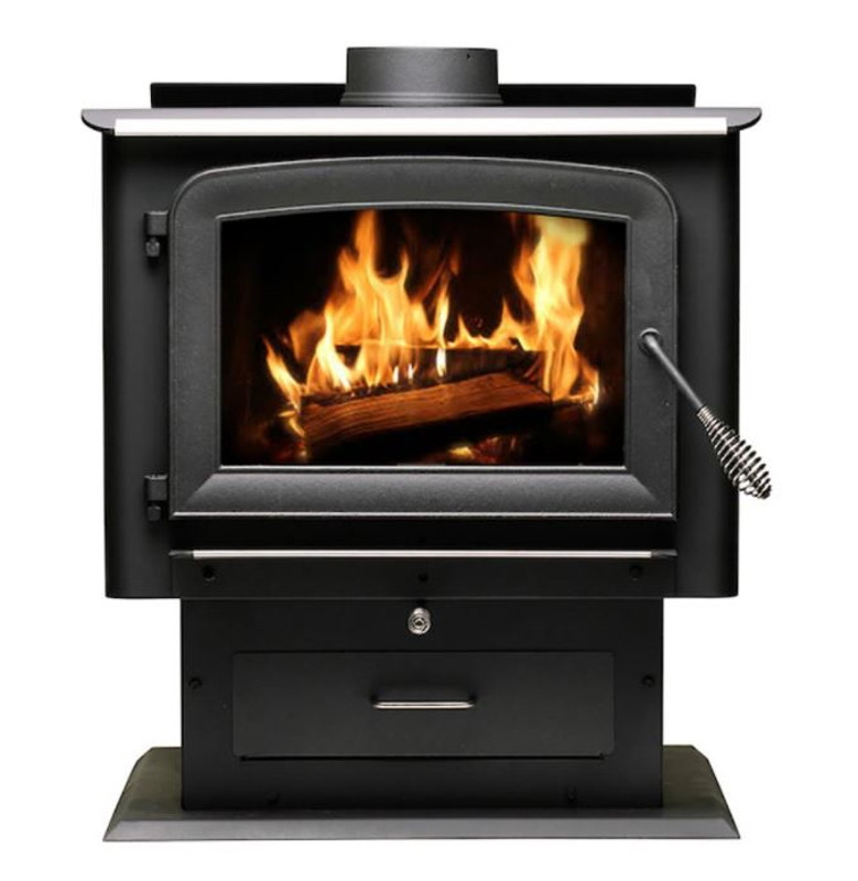 US Stove Ashley Hearth AW2520E-P Wood Burning Stove - Thumbnail 2