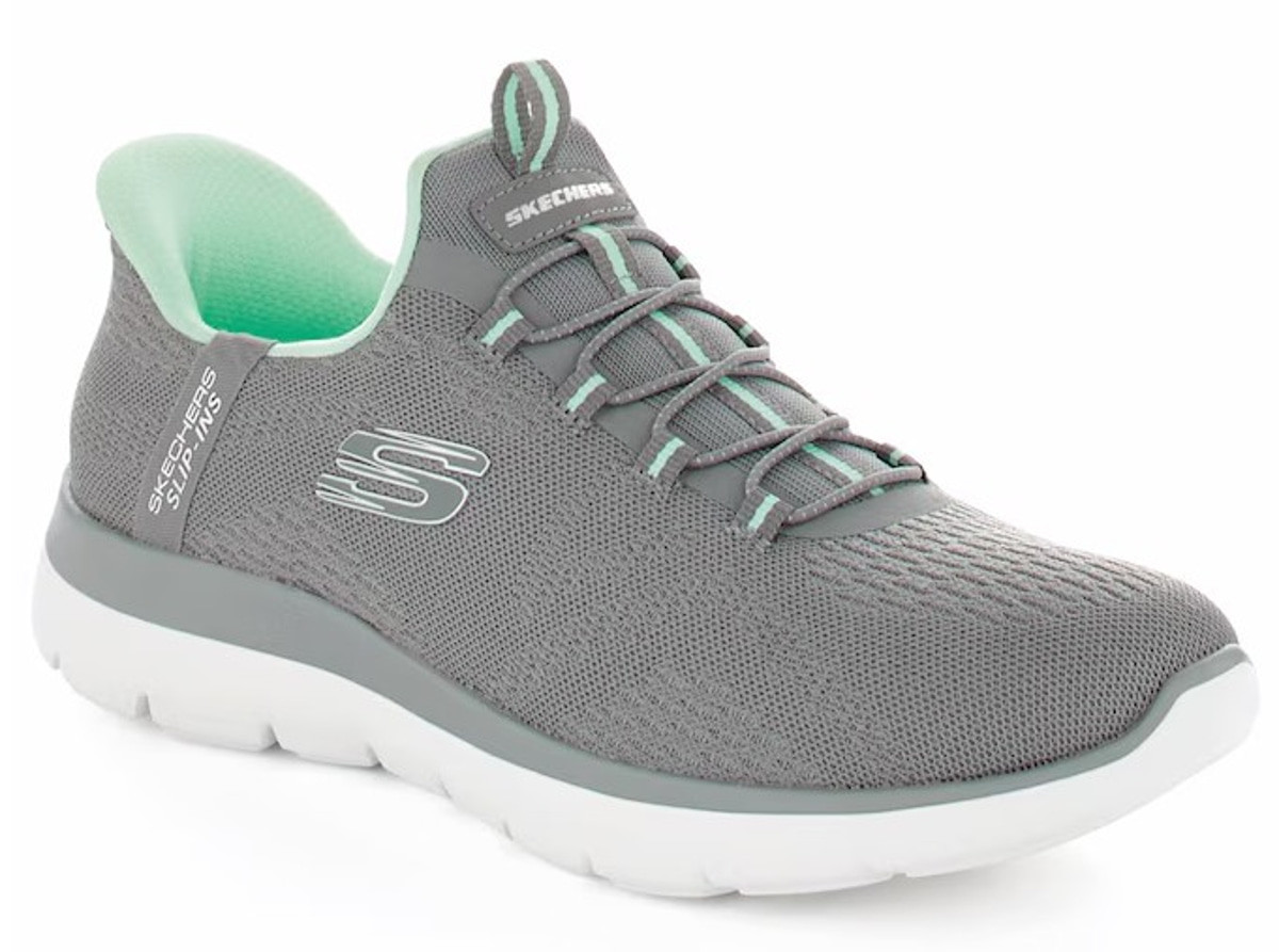 Skechers Slip-Ins Women's Grey & Mint Summits Dream Chaser