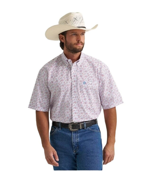 george strait dress shirts Wrangler Men's George Strait Paisley Shirt