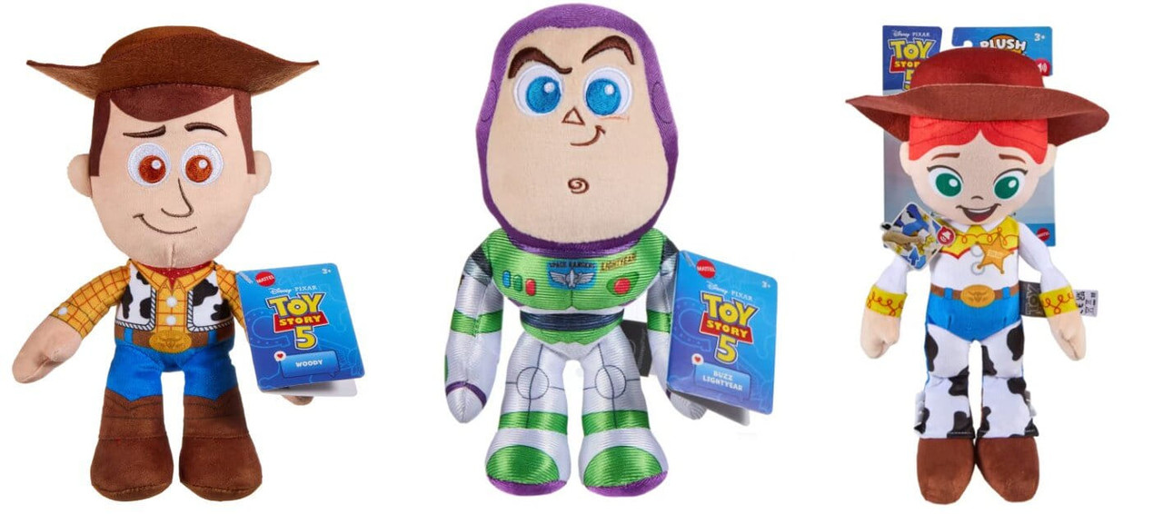 Disney and Pixar Toy Story 5 7 Inch Plush Toy Soft Doll - Assorted