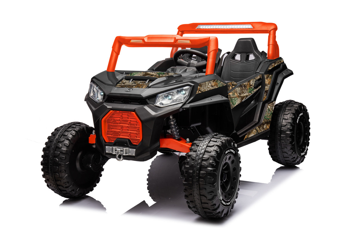 Best Ride On Cars Realtree Typhoon Orange & Camo 12V Ride-On UTV
