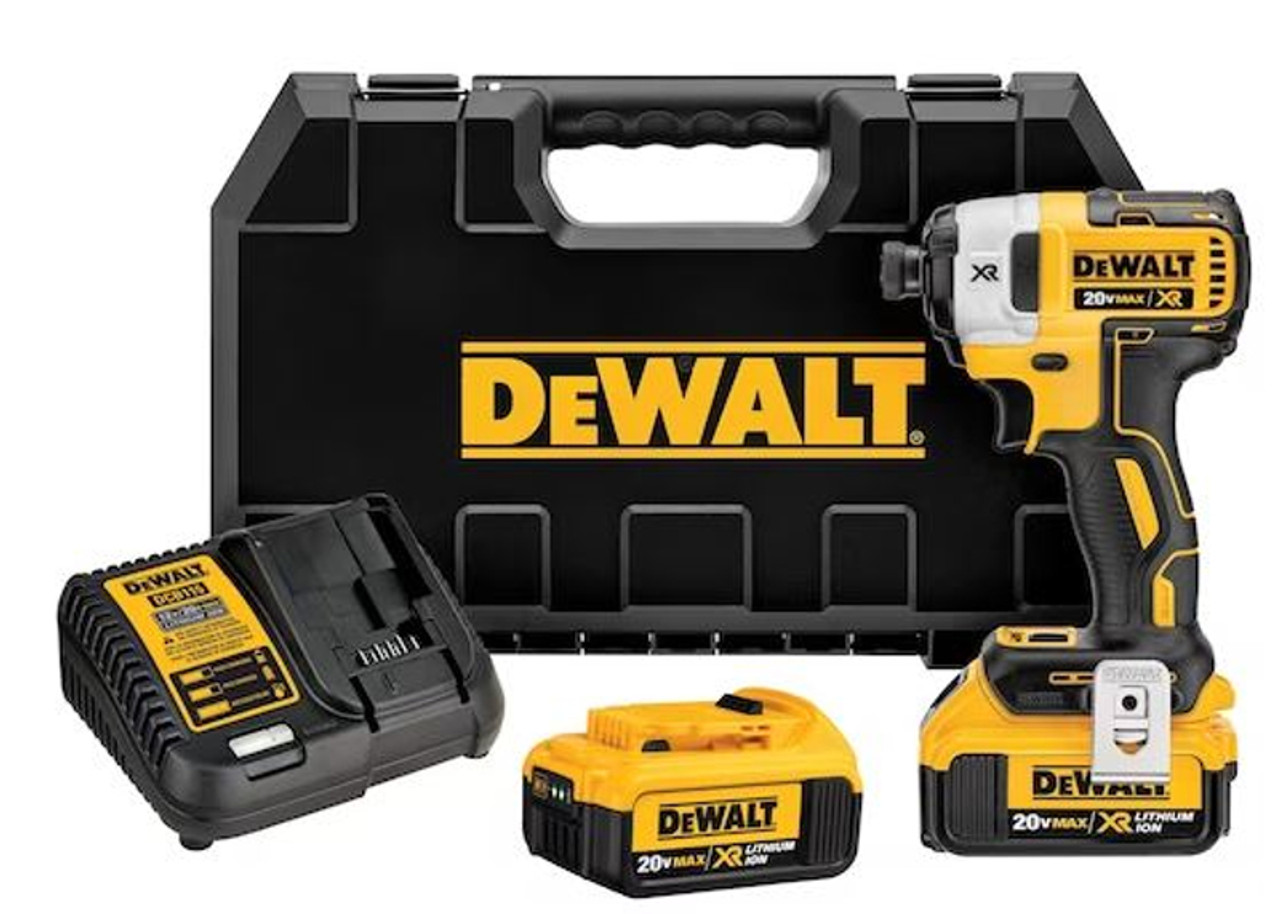 DeWalt 20V MAX XR 3-Speed 1/4 in. Impact Driver Kit - DCF887M2