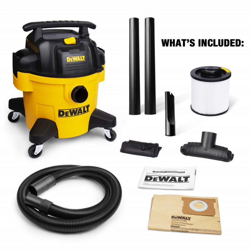 DeWALT 6 Gallon Poly WetDry Vac