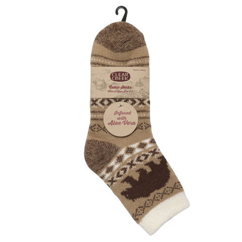 Aloe Socks - BROWN