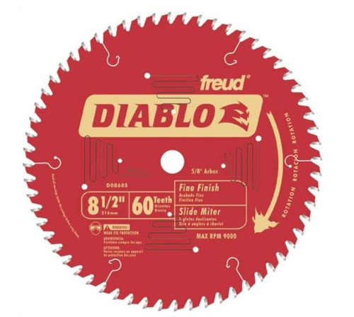 Diablo 8 1/2" 60T Circular Saw Blade
