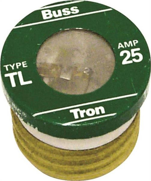 Bussmann 25 Amp Low Voltage Medium Duty Time Delay Plug Fuse