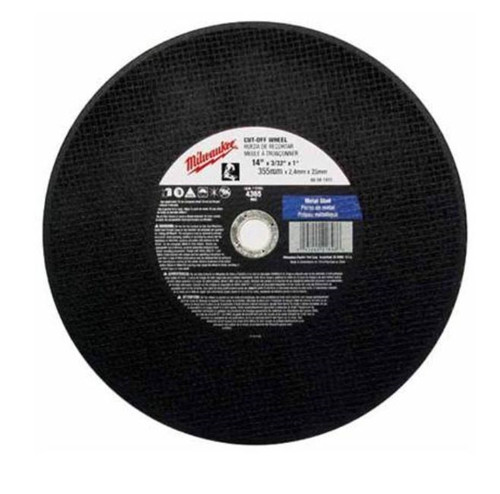 Milwaukee 14" x 3/32" x 1" Cut-Off Wheel (Type 1)