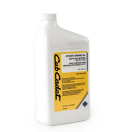 Cub Cadet 20W-40 Premium Mineral Engine Oil - 32 oz.
