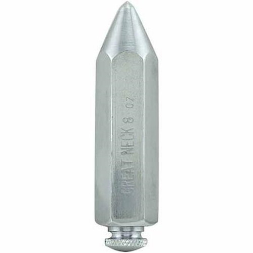Orgill - Johnson Hexagonal Plumb Bob, 8 Oz, Machined Steel, Plated