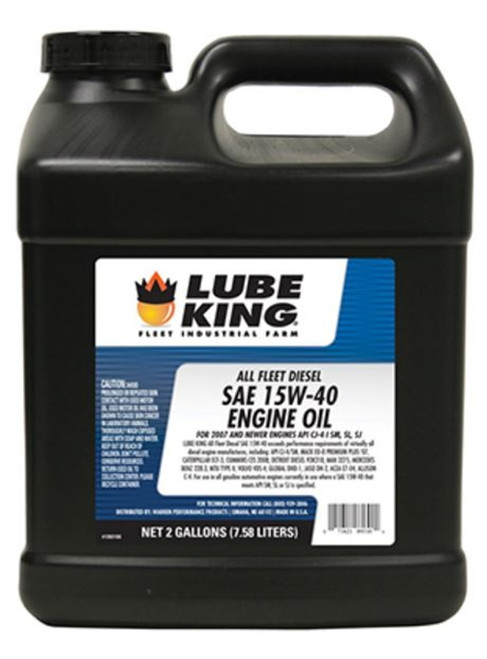 Warren Distribution - Lube King 15W40 Oil - 2 Gallon