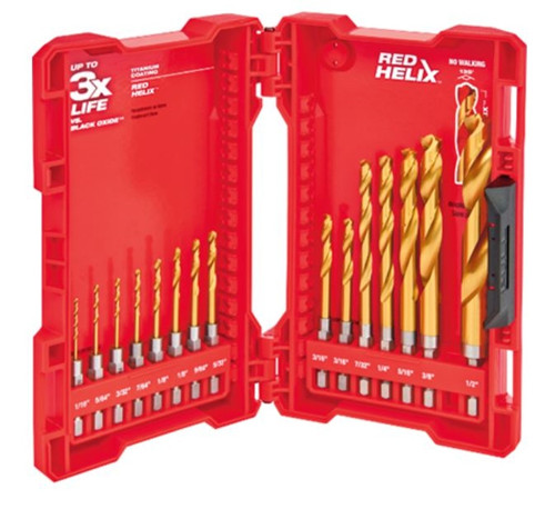 Milwaukee Kit 15 PC TiN SHOCKWAVE