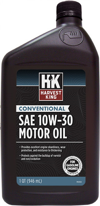 Harvest King Conventional 10W-30 Motor Oil - 1 Quart