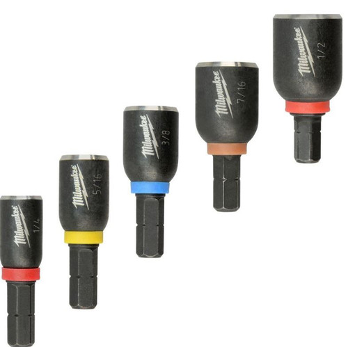 Milwaukee 5 Piece Insert Nut Driver Set