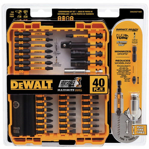 DeWalt Flextorq Impact Screwdriving Bits 2.25in 3 Pack