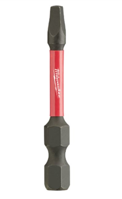 Milwaukee SHOCKWAVE 2" Impact Square Recess #2 Power Bits (5 PK)