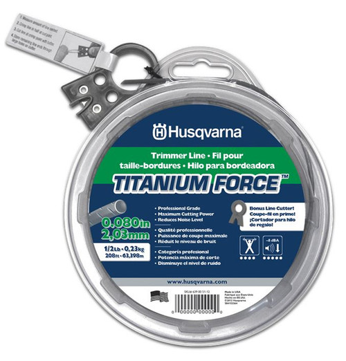 Husqvarna Titanium Force Trimmer line .080x400'