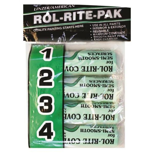 Linzer  Rol-Rite 3/8in Paint Roller Cover