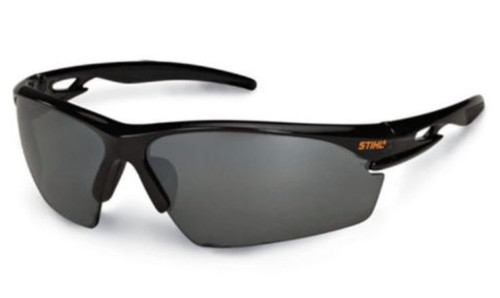 Stihl Black Frame Sun & Safety Glasses with Silver Mirror Lens