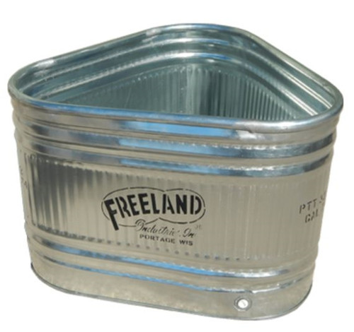 Freeland Triangle Galvanized Tank 11" tall