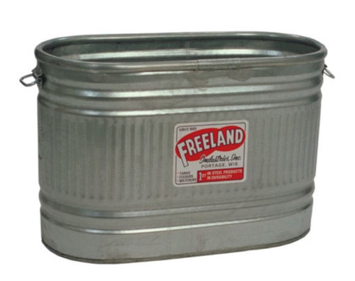 Freeland 50 Gallon Galvanized Horse Tank