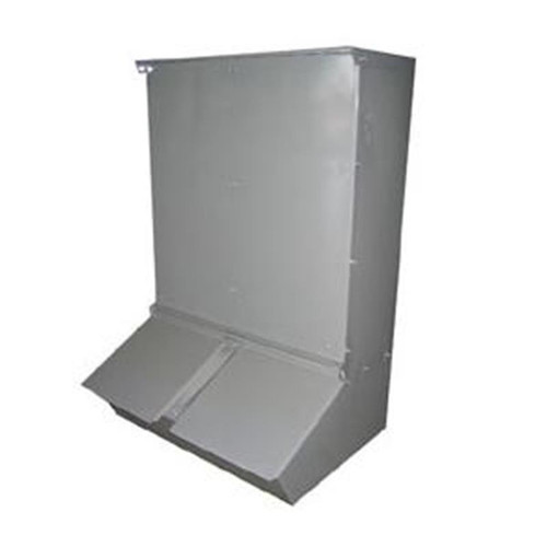 Miller Manufacturing Heavy Duty Double Door Hog Feeder - Gray